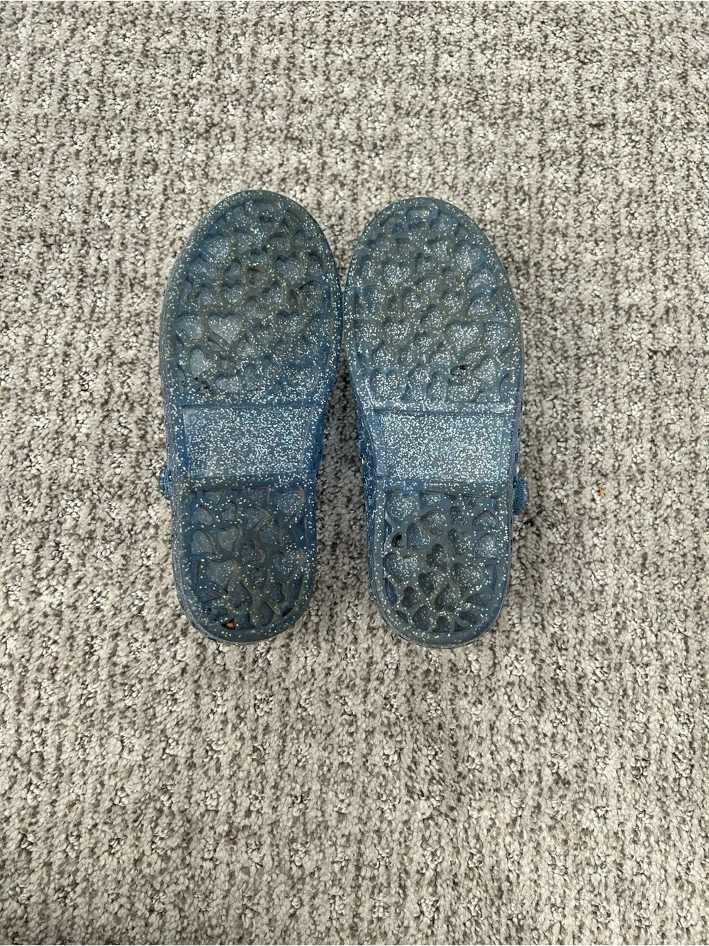 Old Navy Sparkle Jelly Mary Jane Shoes in Navy Blue